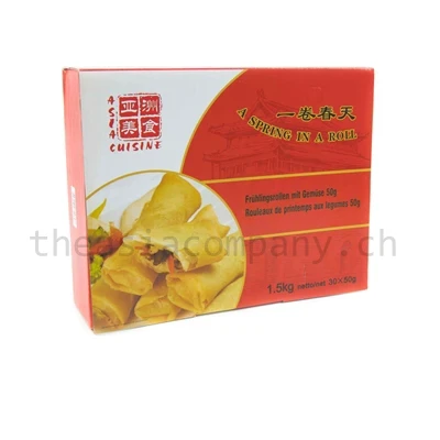 ASIA CUISINE Frühlingsrollen JUMBO 50gr Gemüse_1