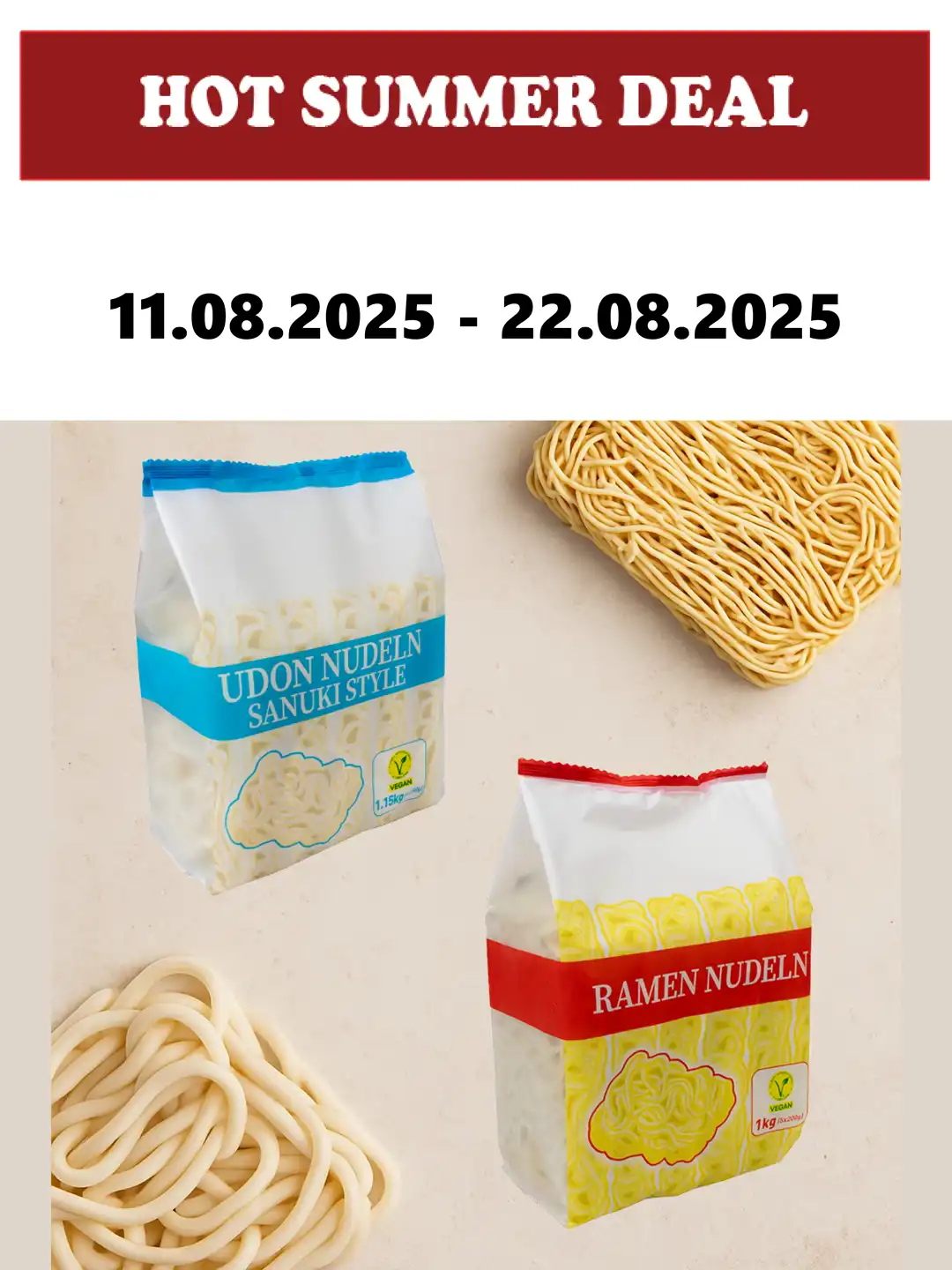 Hot Summer Deal - TAC UDON / RAMEN