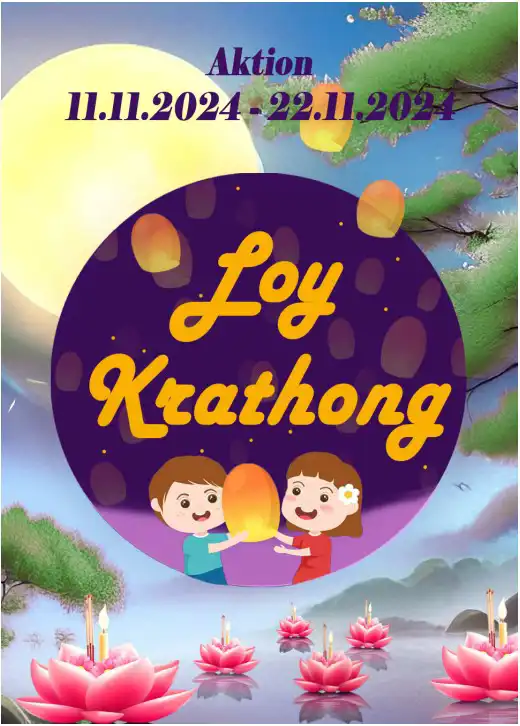 Deckblatt zur Loy Krathong Aktion