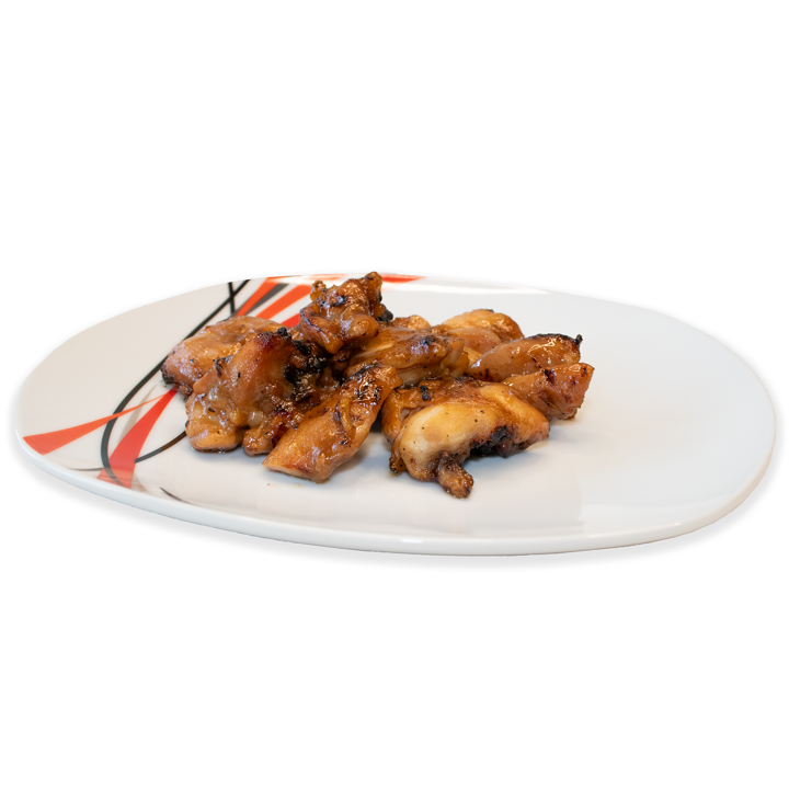 Chicken Chunks in einer Teriyakimarinade